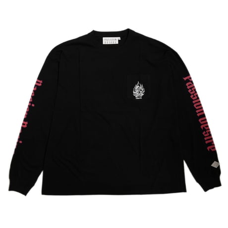 COTTON LONG SLEEVE T-SHIRT 'CHAIN(BK)