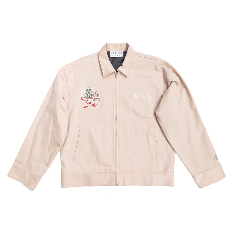 DRAGON EMBROIDERED KOREAN SOUVENIR JKT | el con