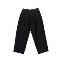 MIXED TWEED WIDE TROUSERS