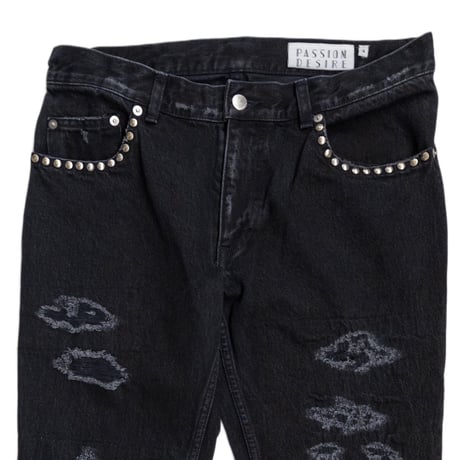 HARDCORE DESTROYED FLARE JEAN TROUSERS