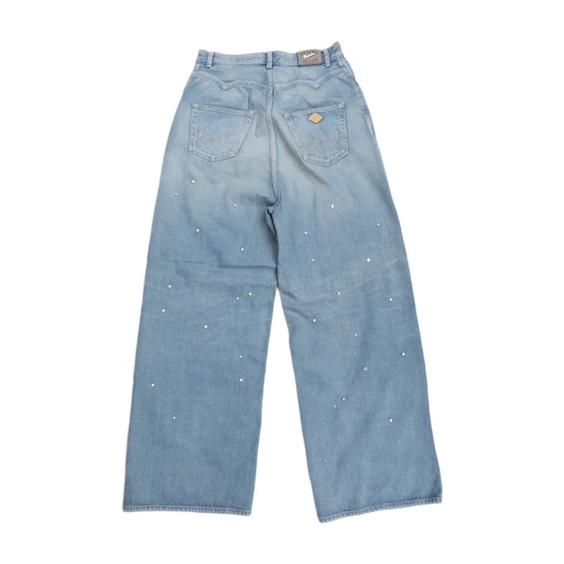 パンツ Eyelet Baggy Denim Pants HIROKI TSUZUKI】BAGGY DENIM PANTS – YZ