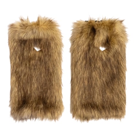 CHEMICAL FUR LEG WARMER
