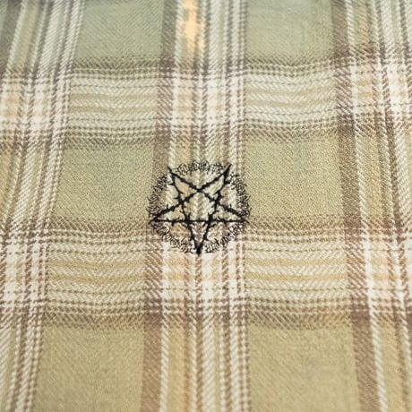 COTTON FLANNEL CHECK BLEACH SHIRT