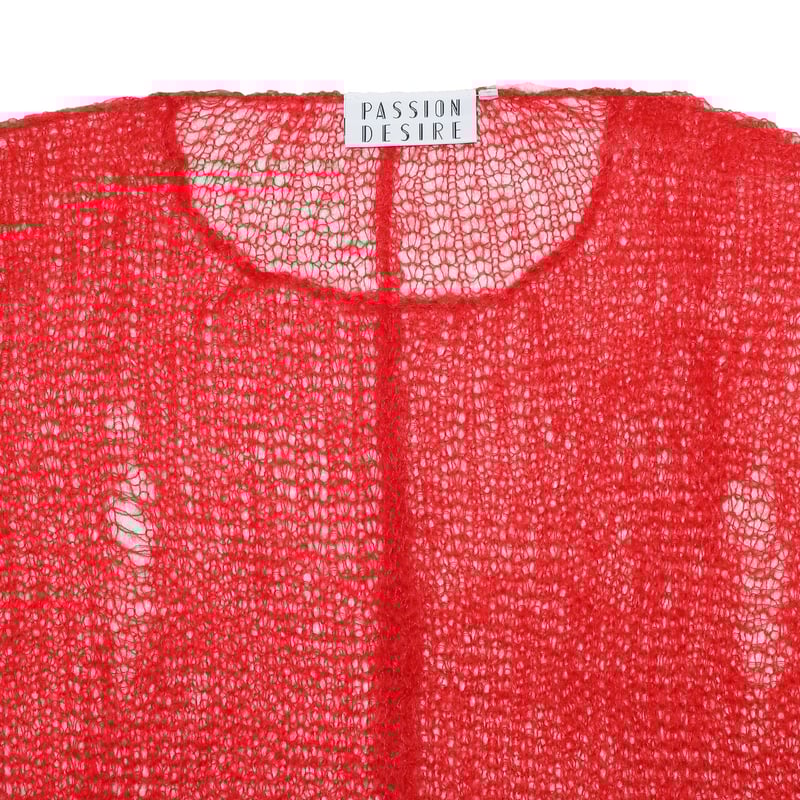 MOHAIR DESTROY KNIT SWEATER  