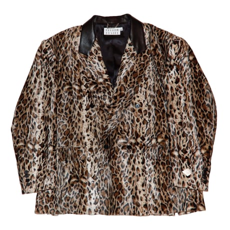 LEOPARD FRANKENSTEIN JACKET
