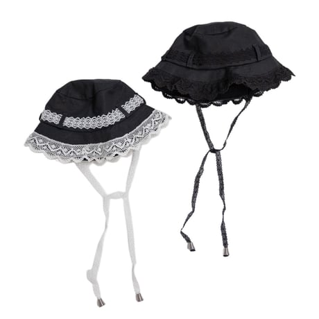 FRILL LACE BUCKET HAT