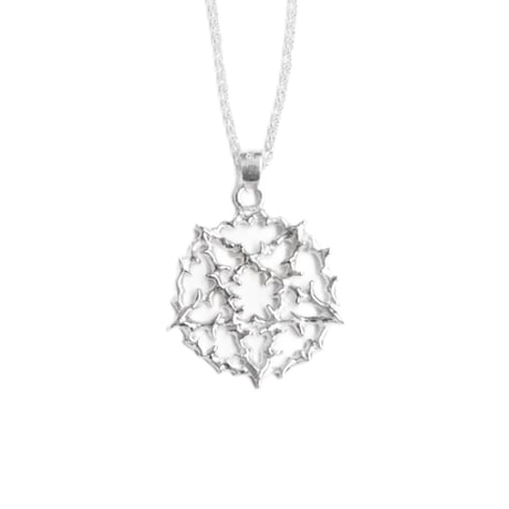 SILVER CHARM NECKLACE 'PENTAGRAM