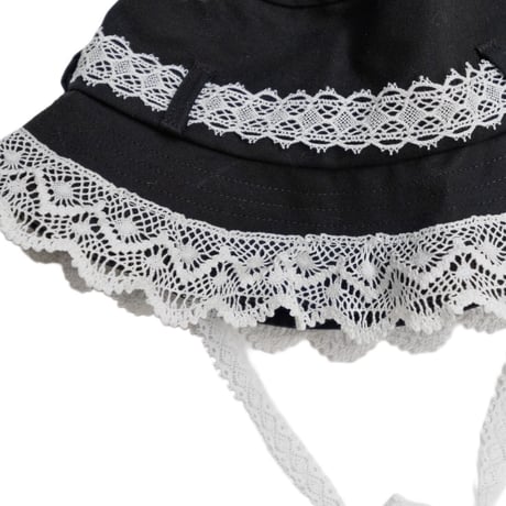FRILL LACE BUCKET HAT