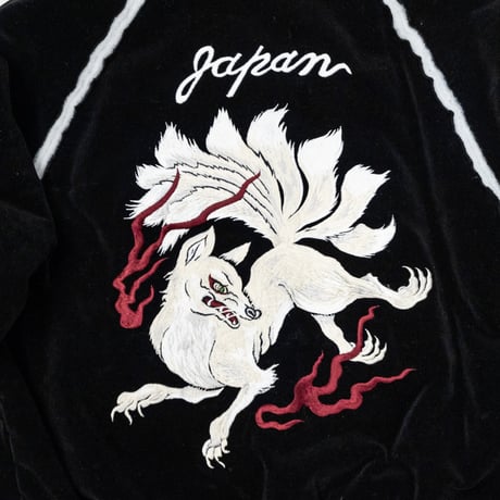 VELVETEEN FOX EMBROIDERED SOURVENIR  JKT