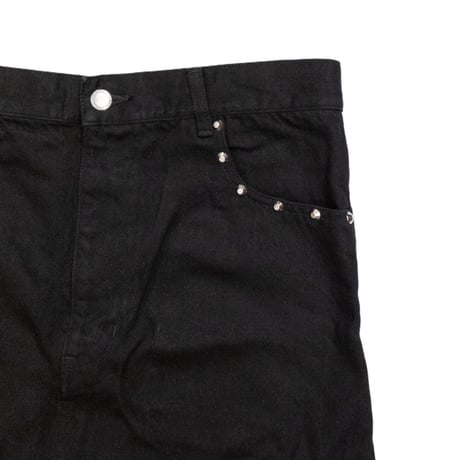 SWITCHING DENIM CARGO SKIRT