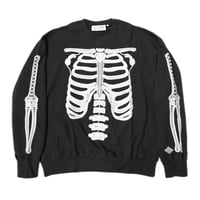 CORD EMBROIDERED CREW NECK SWEATER 'BONES
