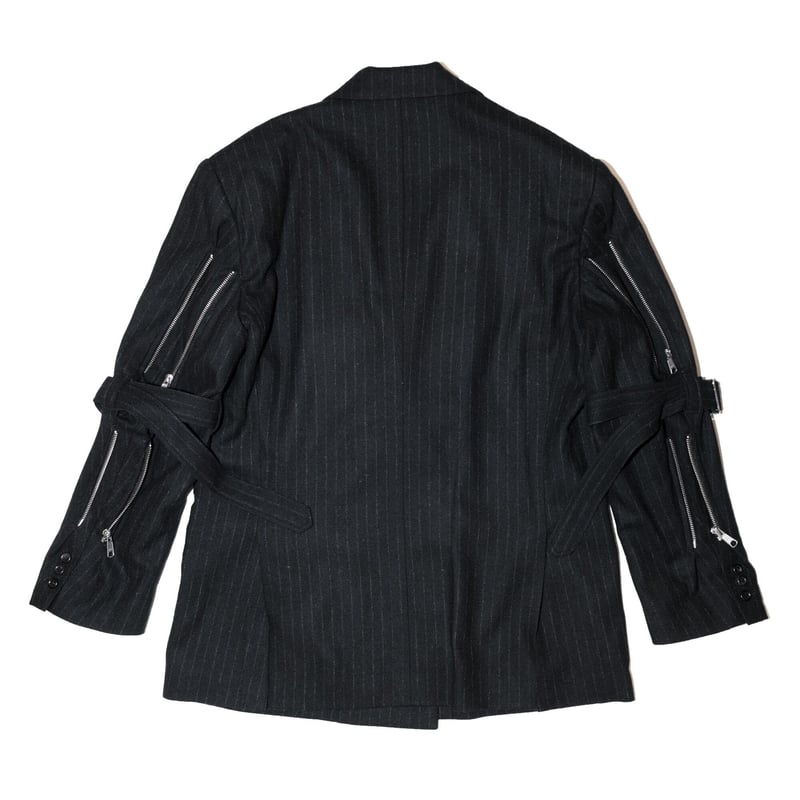 BELTED BONDAGE DOUBLE BREASTED JKT(BK) | el con BELTED BONDAGE DOUBLE BREASTED JKT(BK) | el con