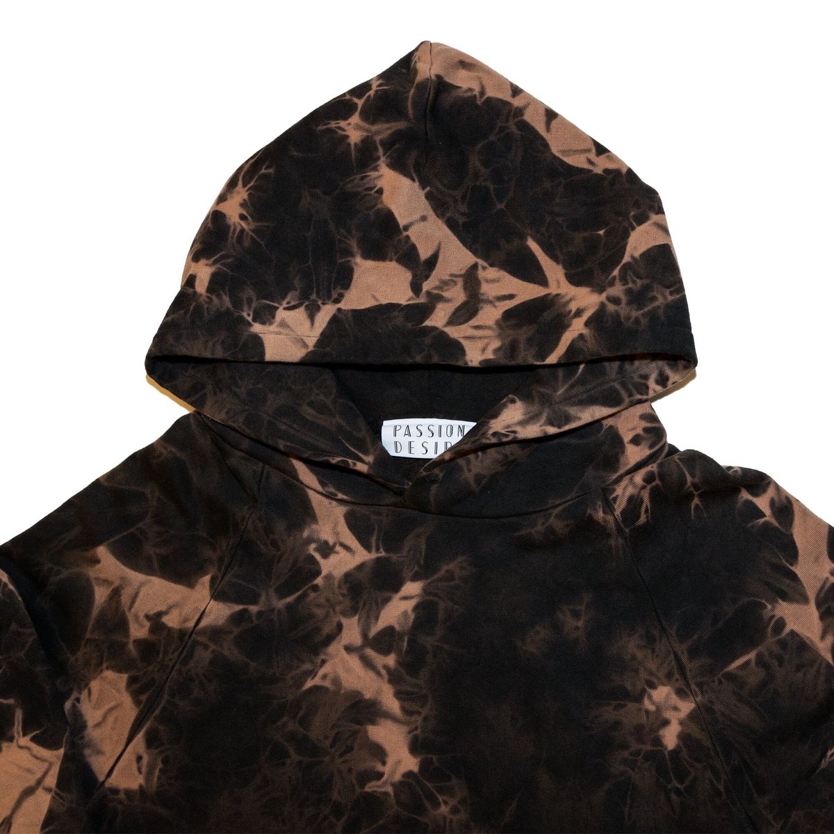 COTTON BLEACH HOODED SWEATER | el conductorH ON 