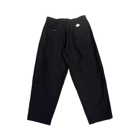 MIXED TWEED WIDE TROUSERS