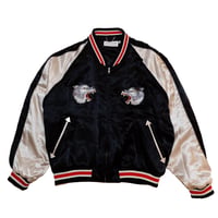 WOLF EMBROIDERED SOURVENIR JKT (BK)