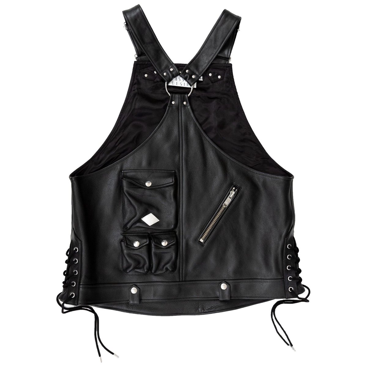 LEATHER APRON VEST