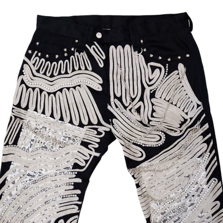 HARDCORE EMBROIDERED TROUSERS
