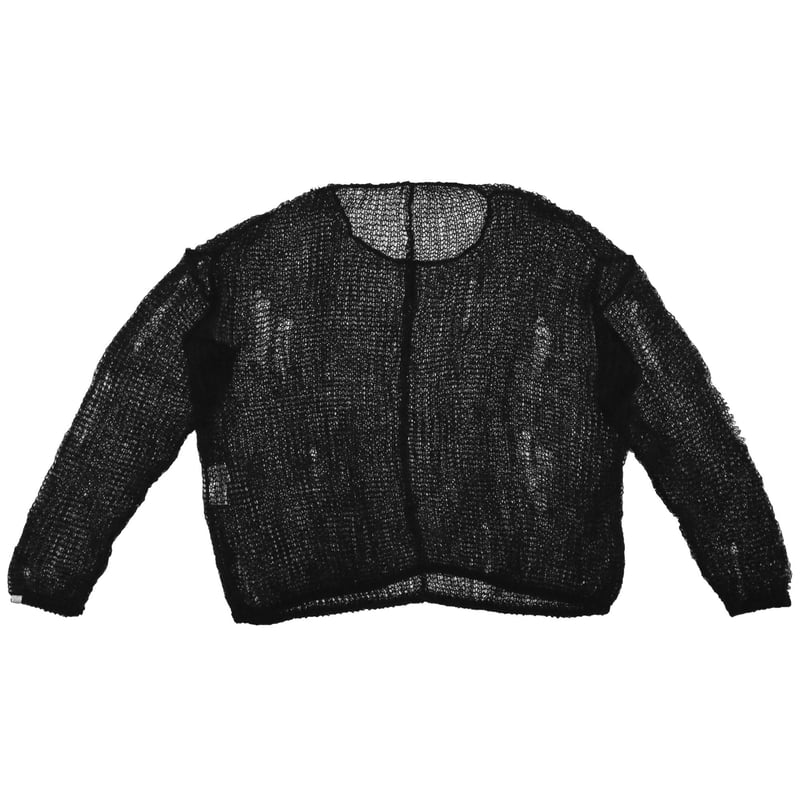MOHAIR DESTROY KNIT SWEATER  