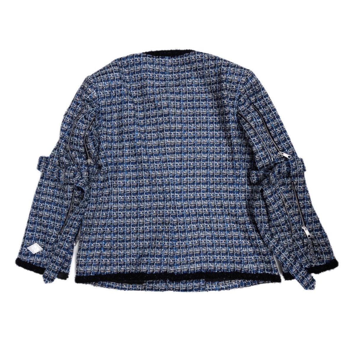 MIXED TWEED NO COLLAR BONDAGE JKT | el conducto