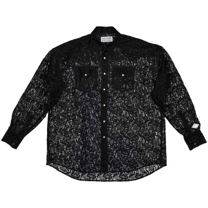 FLOWER LACE WESTERN SHIRT | el conductorH ONLIN