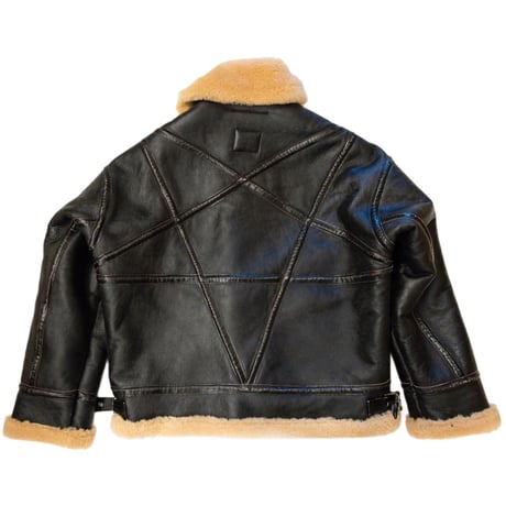 x blackmeans SHEEPSKIN FLIGHT JKT