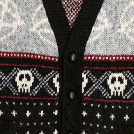 WOOL NORDIC KNIT CARDIGAN