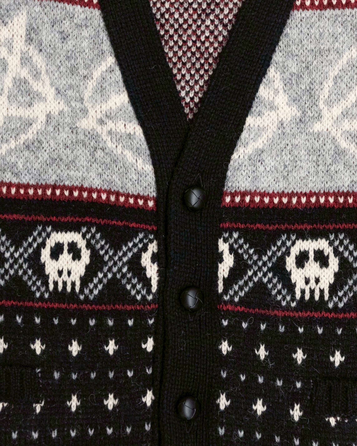 WOOL NORDIC KNIT CARDIGAN | el conductorH ONLIN