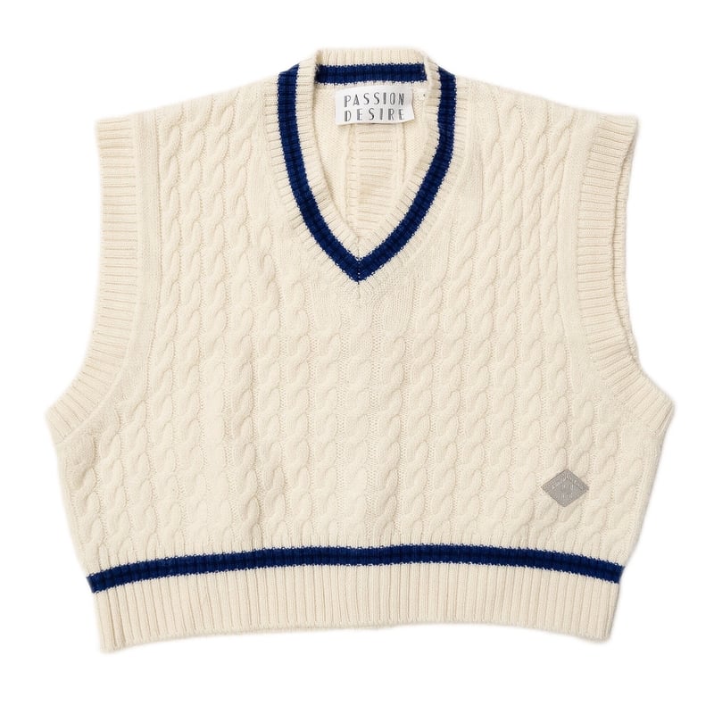 【未使用】TILDEN VEST ニットベスト PRANK PROJECT｜シアーチルデンニットベスト / Sheer Tilden