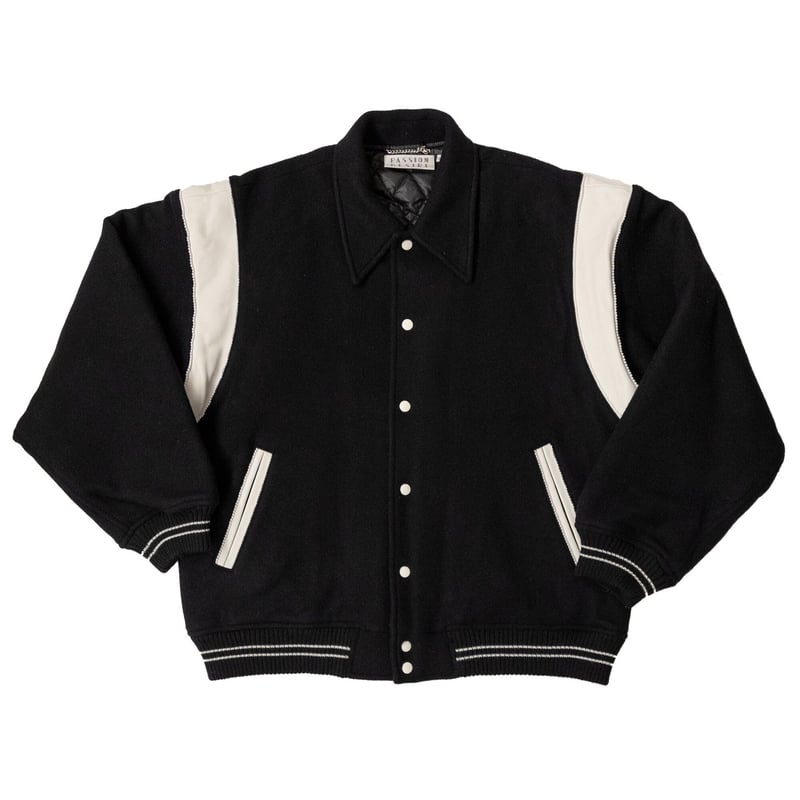 MELTON PEARL PIPING VARSITY JKT(BK) | el conduc