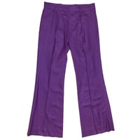 WOOL VIYELLA FLARE TROUSERS