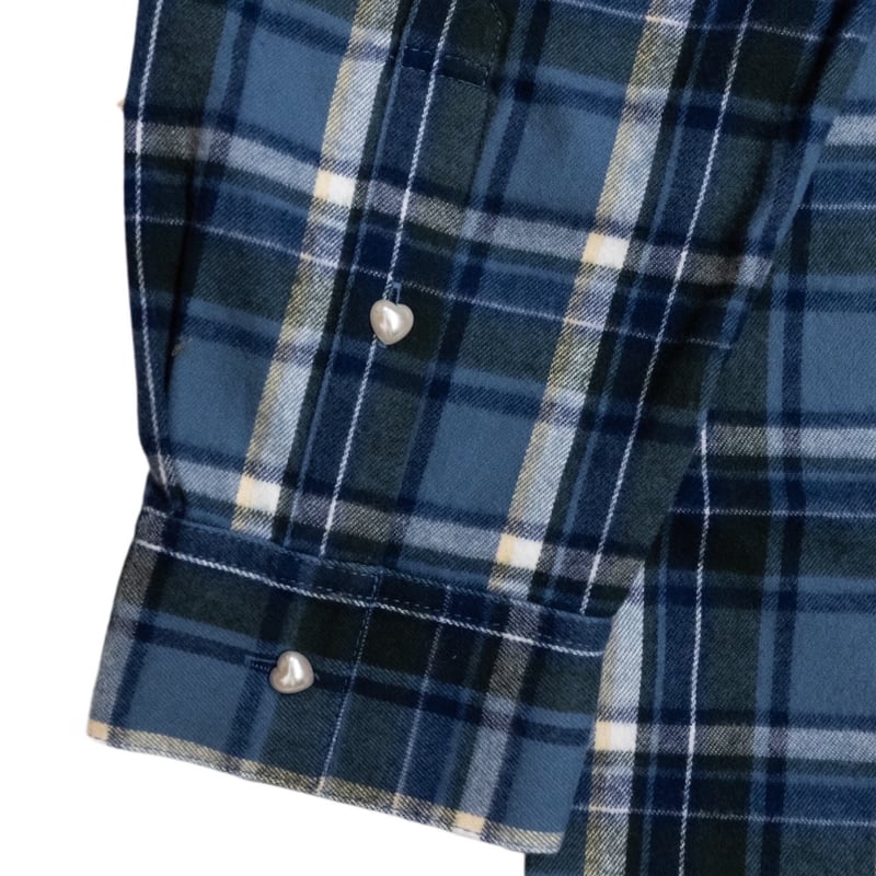 COMBINATION CHECK FLANNEL SHIRT | el conductorH