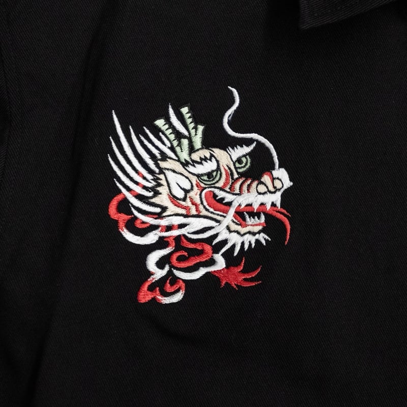 DRAGON EMBROIDERED KOREAN SOUVENIR JKT | el con