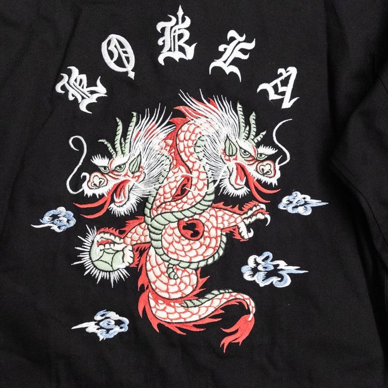 DRAGON EMBROIDERED KOREAN SOUVENIR JKT | el con