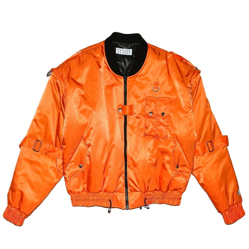 NYLON BONDAGE BOMBER JKT(ORANGE) | el conductor