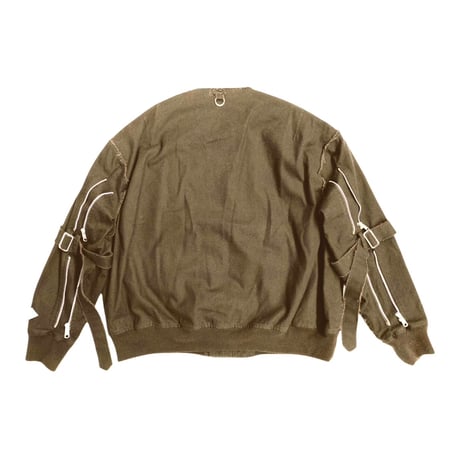 BONDAGE COTTON NO COLLAR FLIGHT JKT