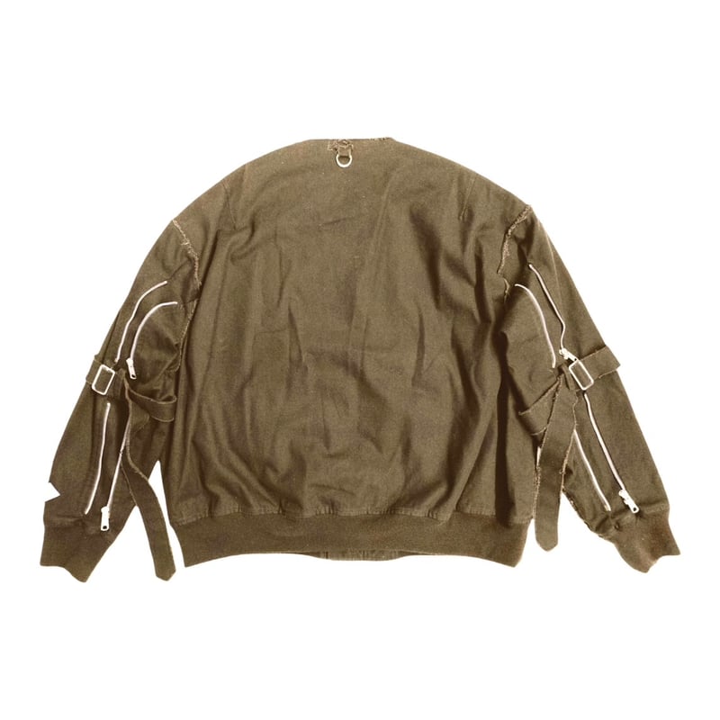 BONDAGE COTTON NO COLLAR FLIGHT JKT | el conduc
