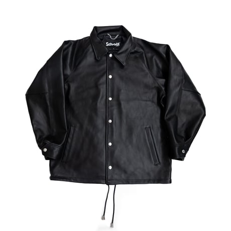 x Schott N.Y.C. SHEEPSKIN LEATHER COACH JKT