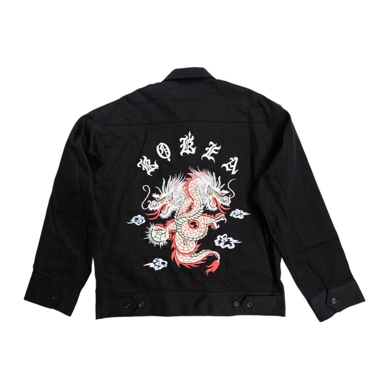 DRAGON EMBROIDERED KOREAN SOUVENIR JKT | el con