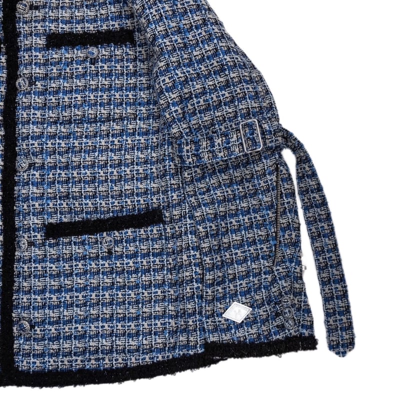 MIXED TWEED NO COLLAR BONDAGE JKT | el conducto MIXED TWEED NO COLLAR BONDAGE JKT | el conducto