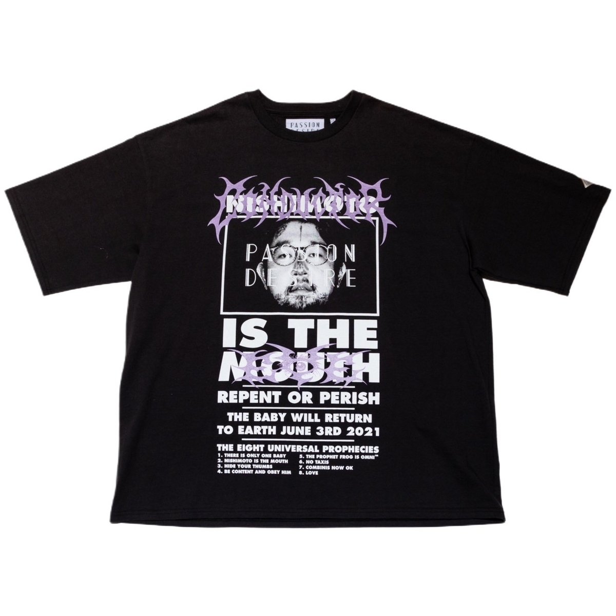 TASHIRO IS THE MOUTH COLLAGE XL ホワイト　新品 TASHIRO IS THE MOUTH COLLAGE XL ホワイト 新品 x NISHIMOTO IS