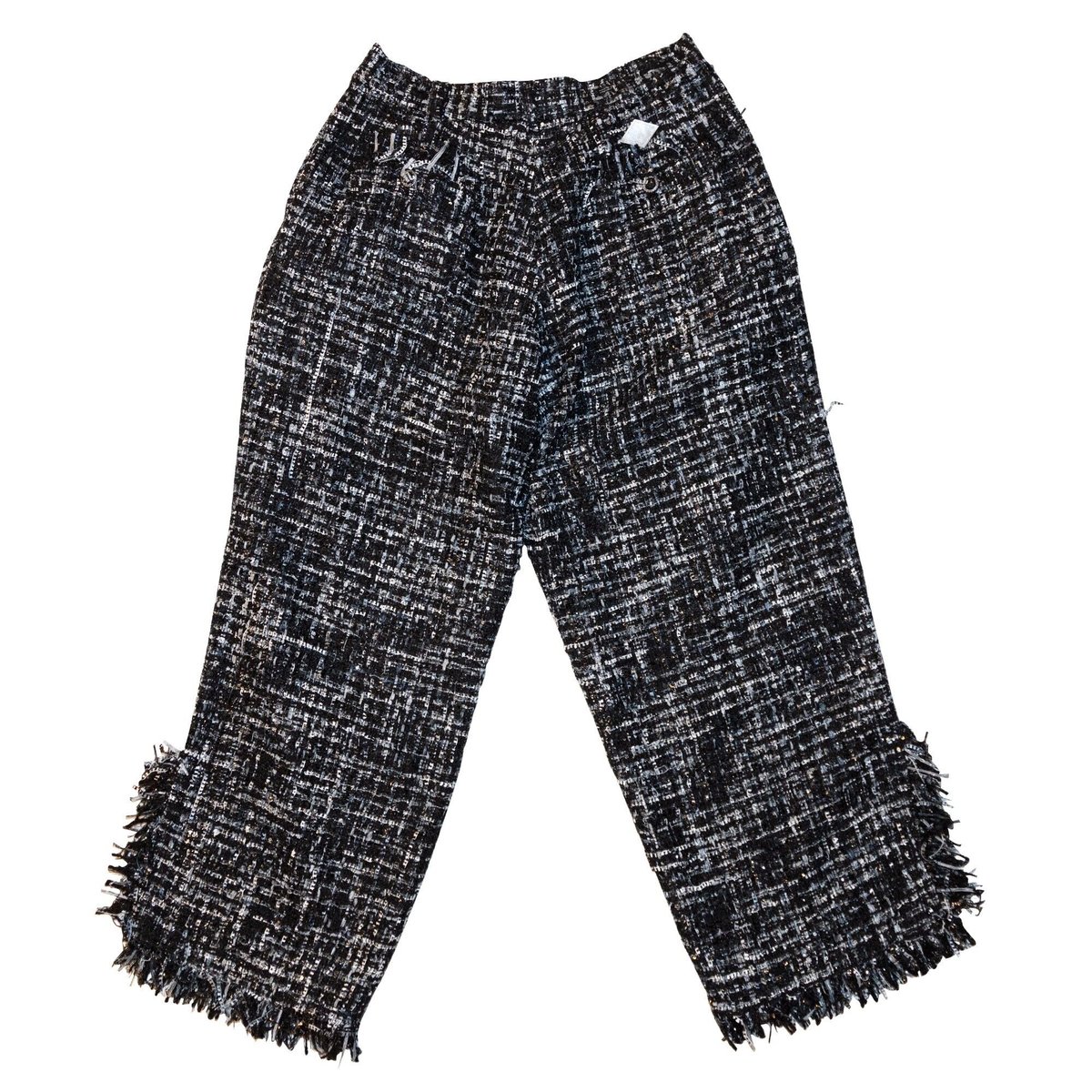 MIX TWEED WIDE TROUSERS | el conductorH ONLINE