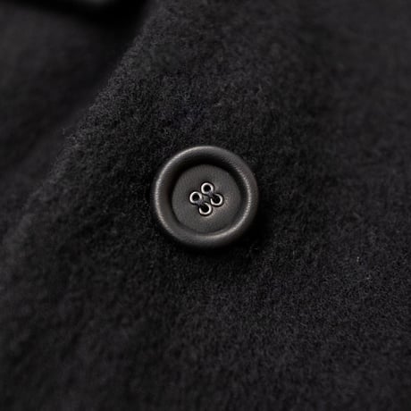 FLANNEL WOOL DOUBLE CHESTERFIELD COAT