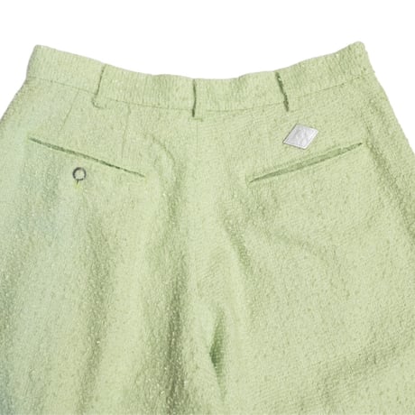 MIXED TWEED WIDE TROUSERS