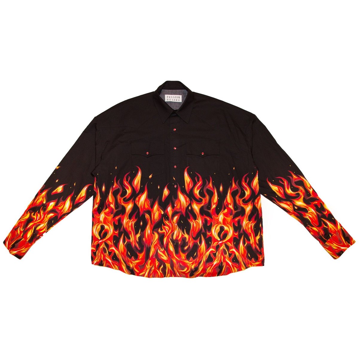 el conductorH 21ss フレイムシャツ el conductorH 21ss フレイムシャツ