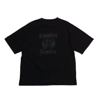 STONE DECORATION T-SHIRT '2FACE (BK)