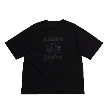 STONE DECORATION T-SHIRT '2FACE (BK)