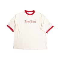 DISTRESSED TRIM T SHIRT 'ASIANBLOOD