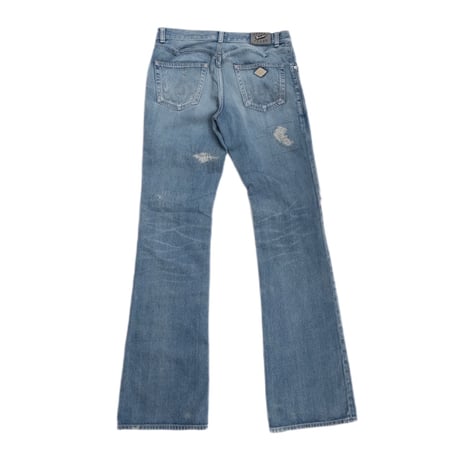 HARDCORE DESTROYED FLARE JEAN TROUSERS