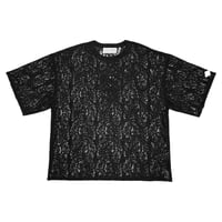 CORD EMBROIDERED PAISLEY LACE S/S T-SHIRT