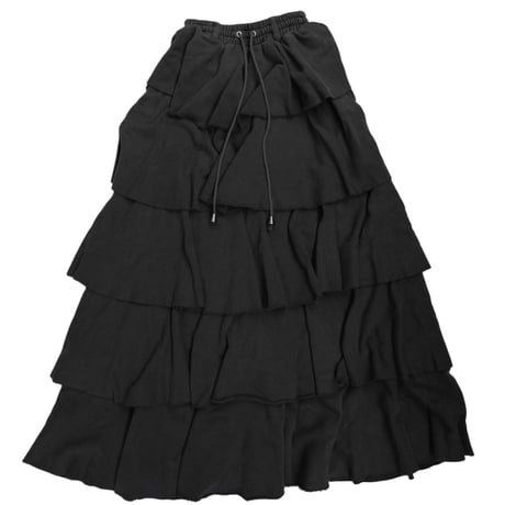 COTTON JERSEY TIERED　LONG SKIRT